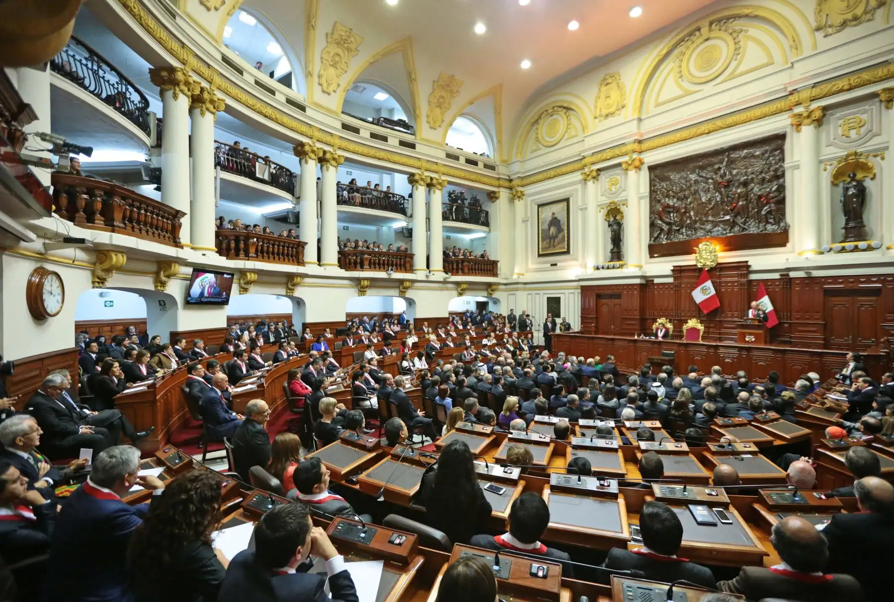 LIMA,PERÚ-JULIO 28.Exposición del presidente Pedro Pablo Kuczynski en el Congreso de la República.