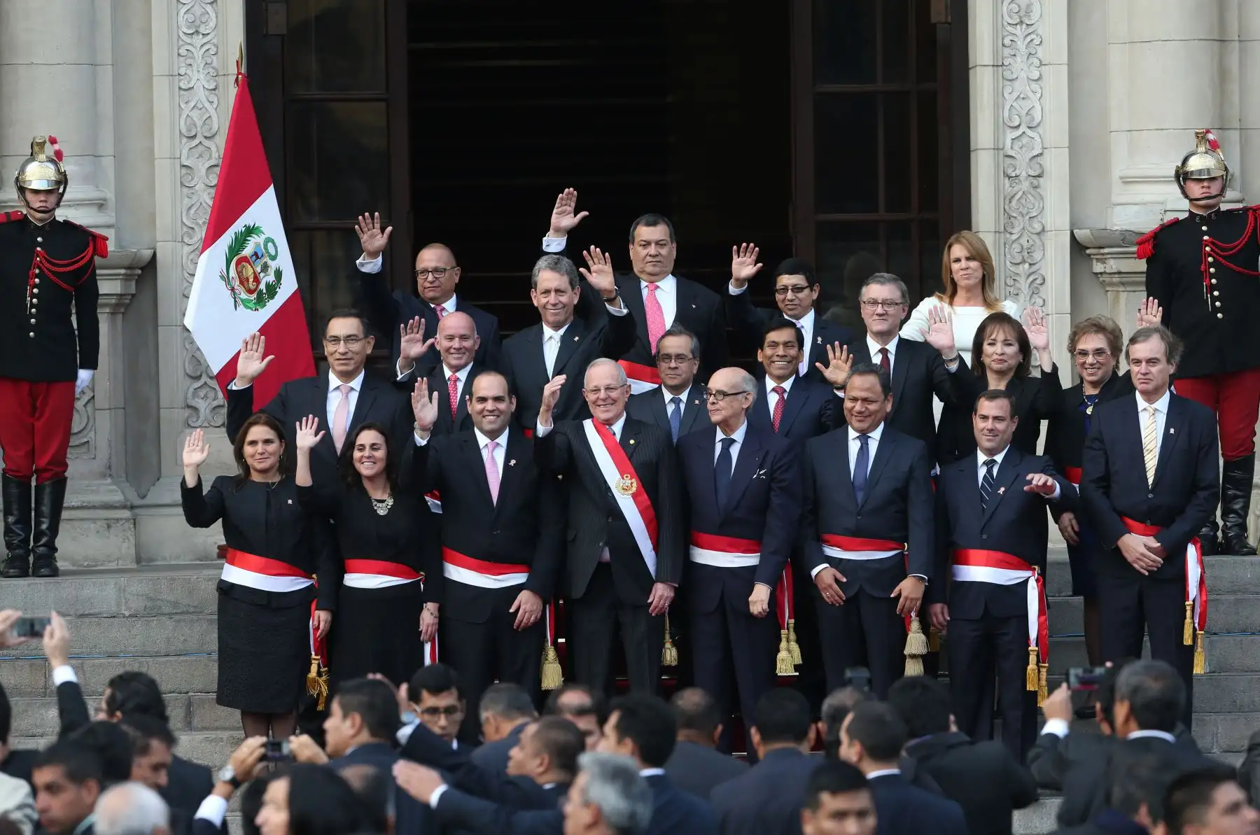 28/07/2016 LIMA,PERÚ-JULIO 28. Presidente Pedro Pablo Kuczynski juramenta a su nuevo gabinete. Foto: ANDINA/archivo