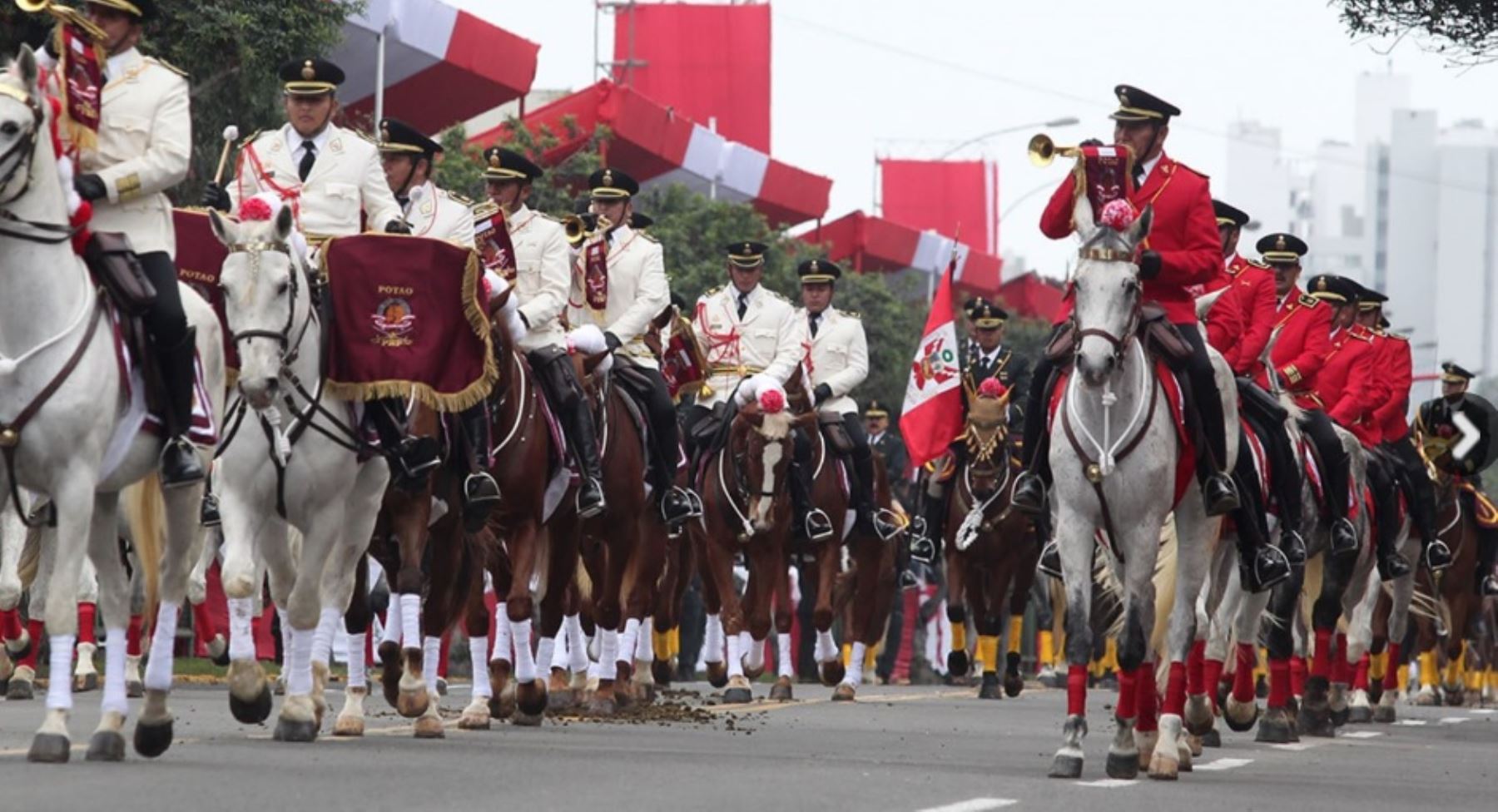 Desfile y Parada Militar por Fiestas Patrias. Foto: Andina