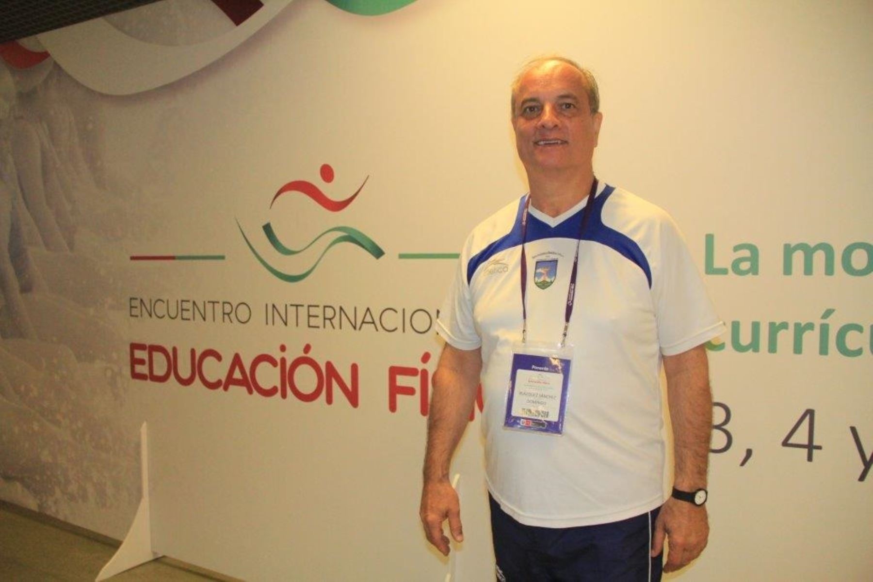 Domingo Blázquez Sánchez es catedrático de Educación Física del Instituto Nacional de Educación Física de Barcelona, y ha sido invitado al Seminario Internacional sobre Educación Física que organiza el Minedu.