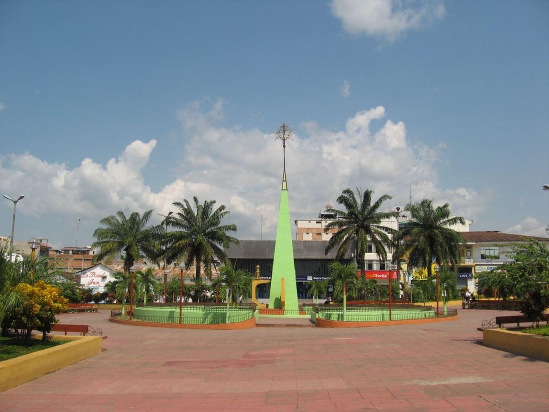 Plaza de Armas de la ciudad de Tarapoto.