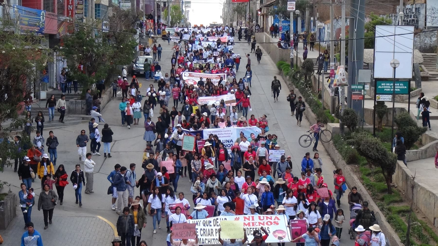 Este jueves 8 de febrero convocan a una marcha contra la violación a las niñas. ANDINA/Pedro Tinoco