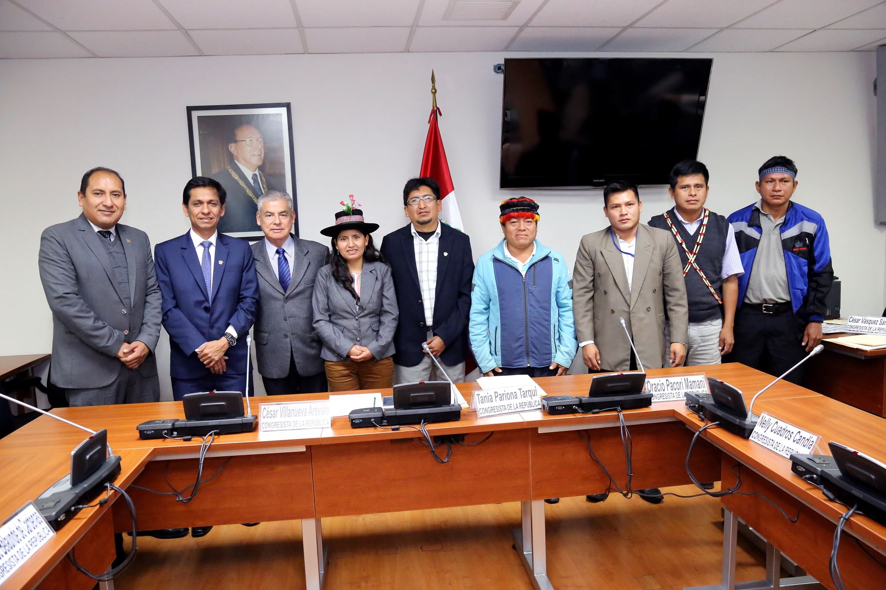 Grupo Parlamentario Indígena periodo parlamentario 2016-2017.