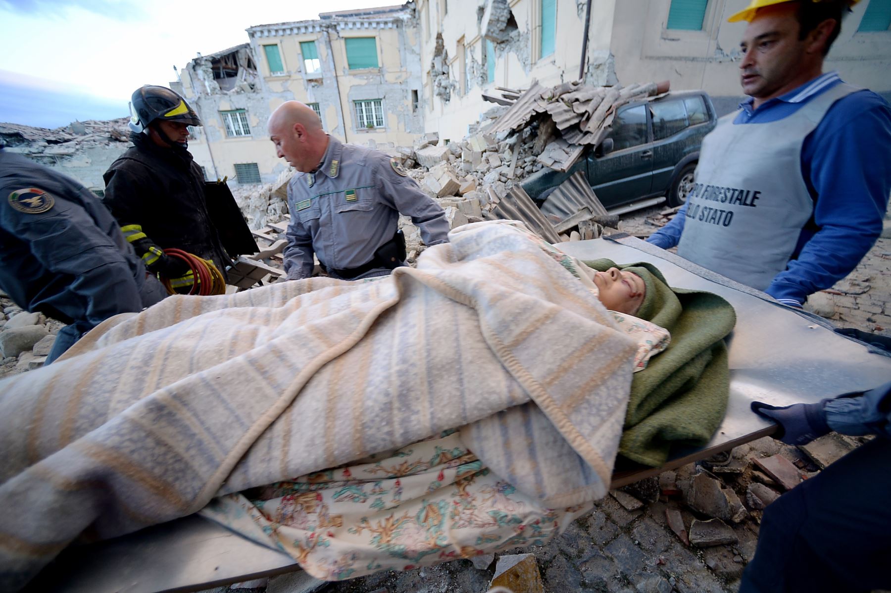 Terremoto Italia.Foto: AFP
