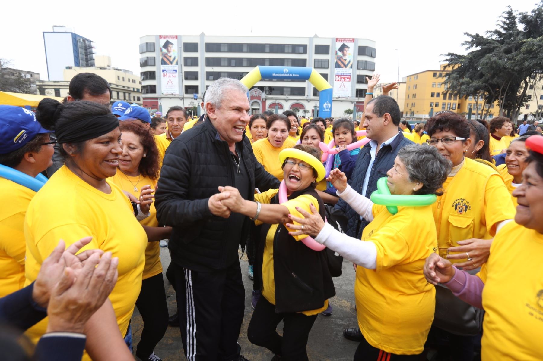 Alcalde de Lima participó en actividad organizada por el Día del Adulto Mayor. Foto: Difusión