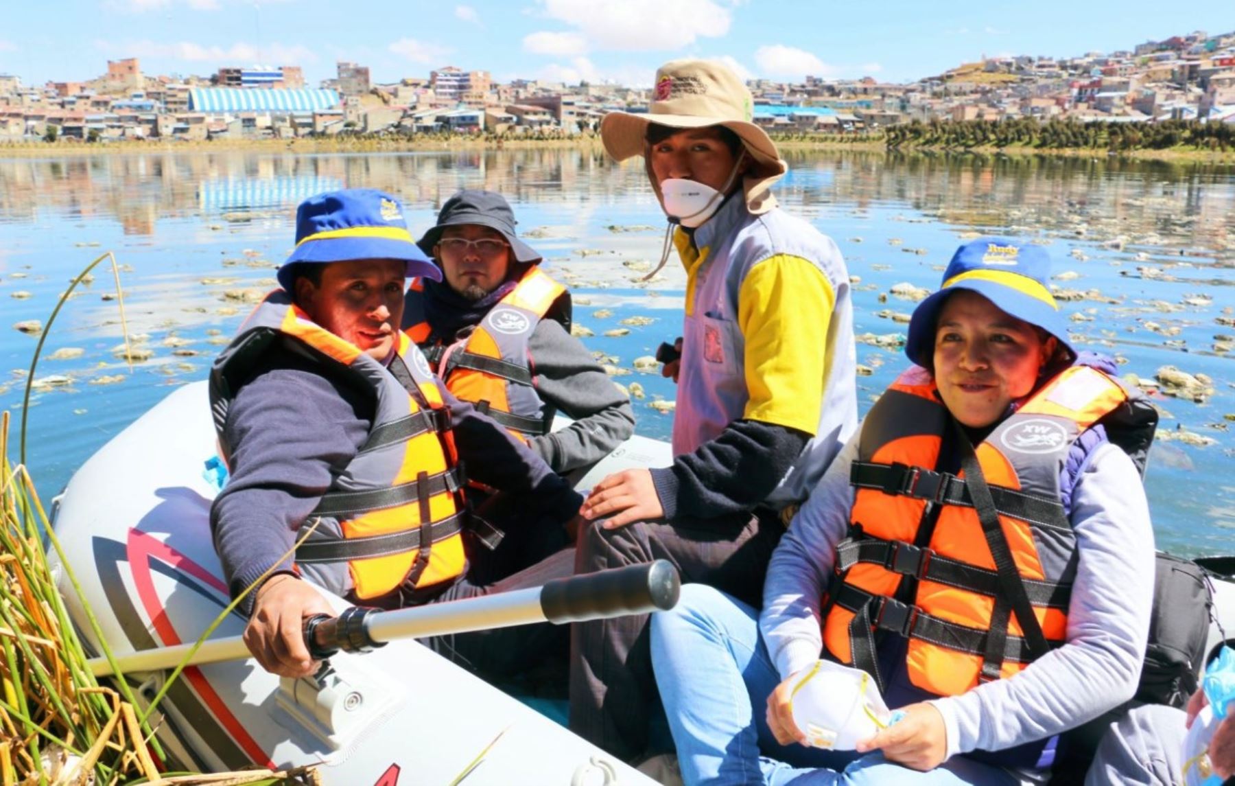 El ambienta peruano-japonés Marino Morikawa,  descontaminará laguna Patarcocha, en Pasco. ANDINA