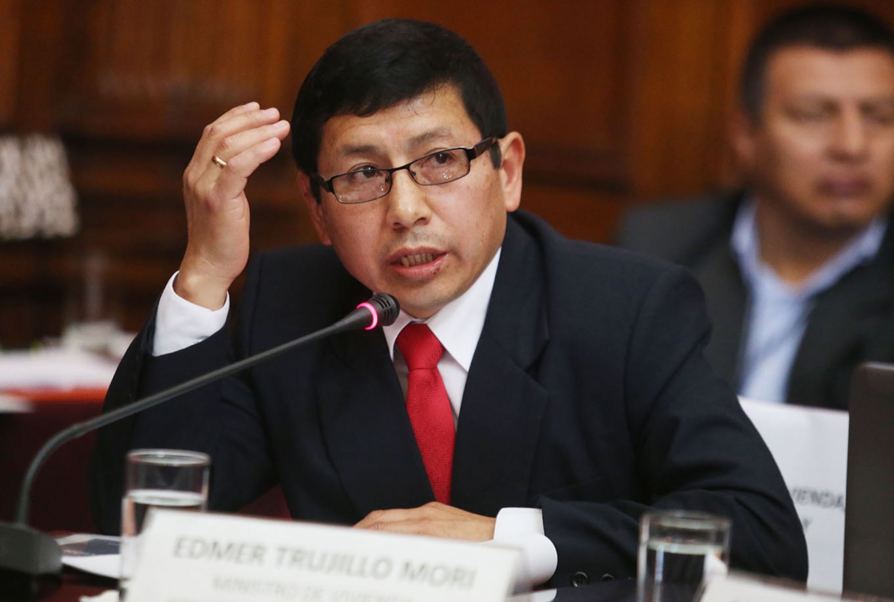 Ministro de Transportes y Comunicaciones, Edmer Trujillo. ANDINA/Melina Mejía