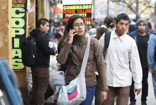 Telefonía móvil. Foto: ANDINA.