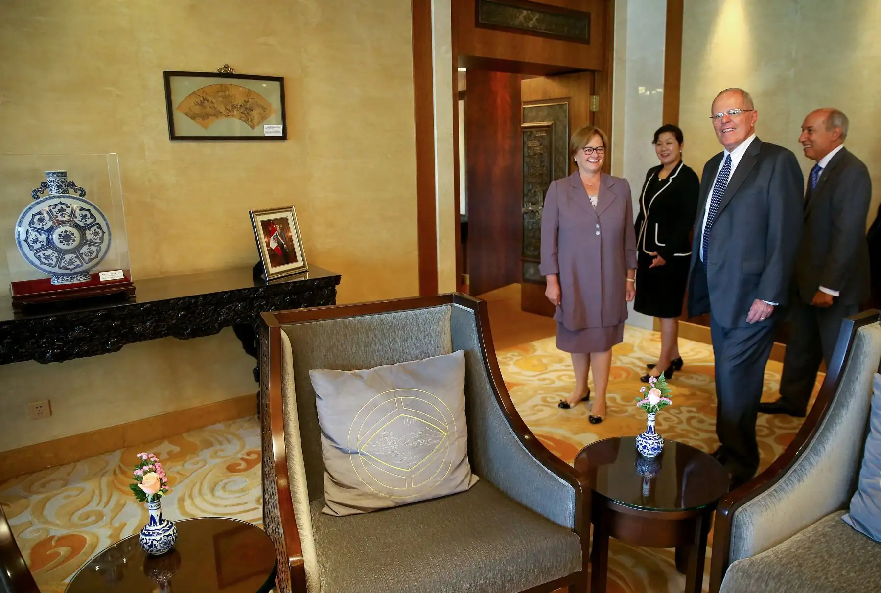 Presidente de la República Pedro Pablo Kuczynski arribó el día de hoy a la cuidad de Beijing para cumplir con una Visita de Estado. Foto: ANDINA/ Prensa Presidencia