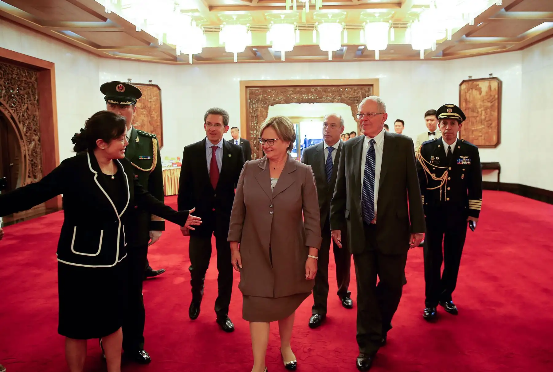 Presidente de la República Pedro Pablo Kuczynski arribó el día de hoy a la cuidad de Beijing para cumplir con una Visita de Estado. Foto: ANDINA/ Prensa Presidencia