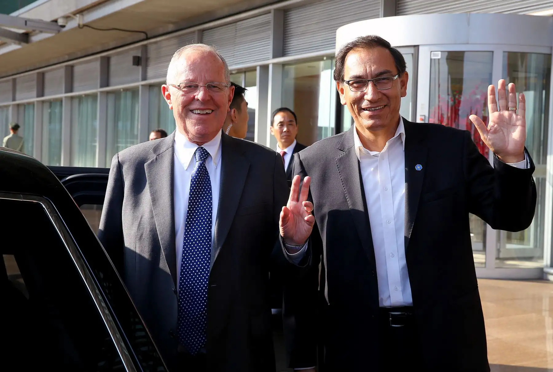 Presidente de la República Pedro Pablo Kuczynski arribó el día de hoy a la cuidad de Beijing para cumplir con una Visita de Estado. Foto: ANDINA/ Prensa Presidencia