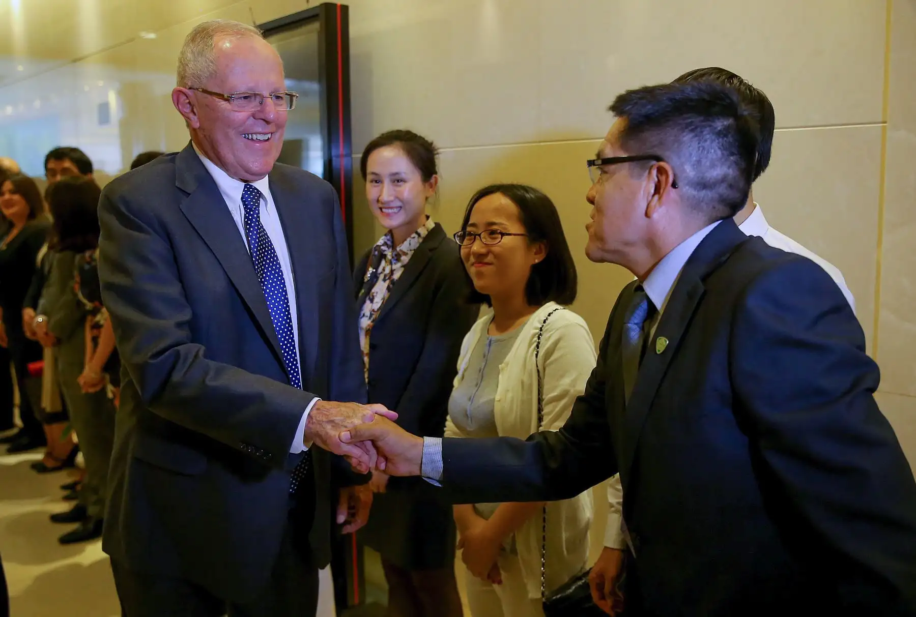 Presidente de la República Pedro Pablo Kuczynski arribó el día de hoy a la cuidad de Beijing para cumplir con una Visita de Estado. Foto: ANDINA/ Prensa Presidencia