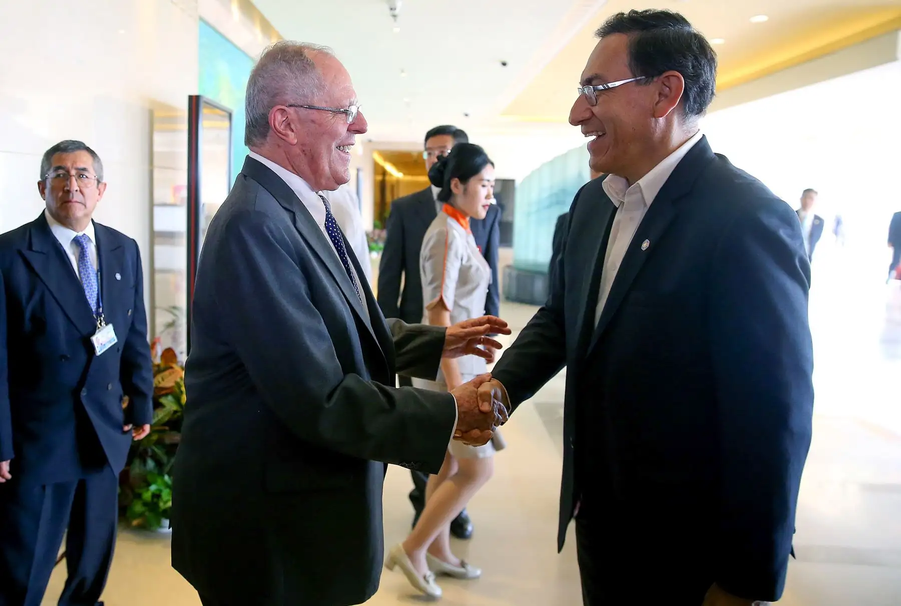 Presidente de la República Pedro Pablo Kuczynski arribó el día de hoy a la cuidad de Beijing para cumplir con una Visita de Estado. Foto: ANDINA/ Prensa Presidencia