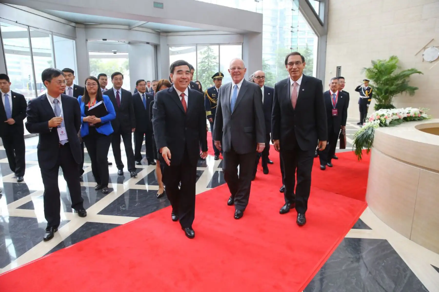 Presidente de la República Pedro Pablo Kuczynski participa  en el Foro de Cooperación Financiera y de Capacidad Industrial entre China y Perú, organizado por el Banco de China. ANDINA/Presidencia