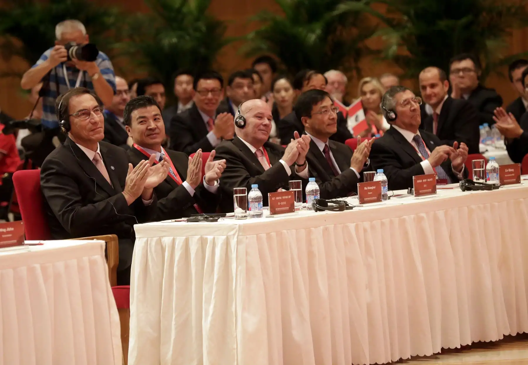 Jefe de Estado participó en Beijing en el Foro de Cooperación Financiera y de Capacidad Industrial entre China y el Perú. Foto: ANDINA/ Prensa Presidencia