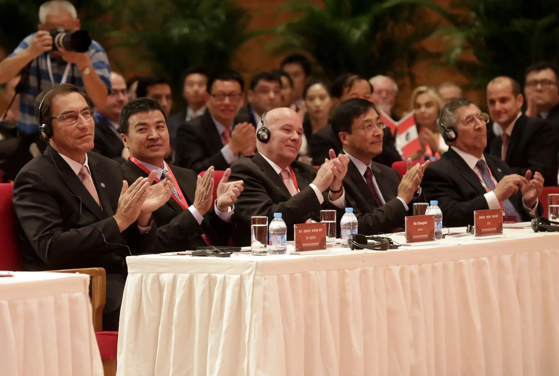 Jefe de Estado participó en Beijing en el Foro de Cooperación Financiera y de Capacidad Industrial entre China y el Perú. Foto: ANDINA/ Prensa Presidencia