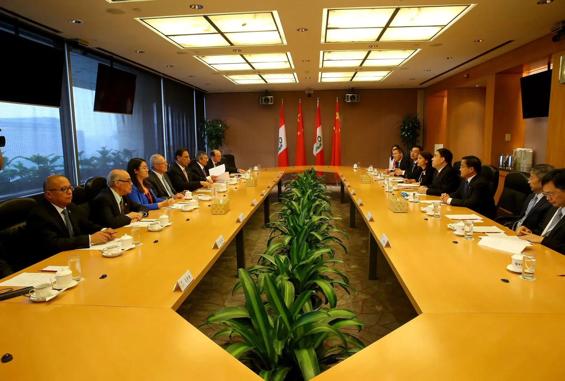 Jefe de Estado participó en Beijing en el Foro de Cooperación Financiera y de Capacidad Industrial entre China y el Perú. Foto: ANDINA/ Prensa Presidencia