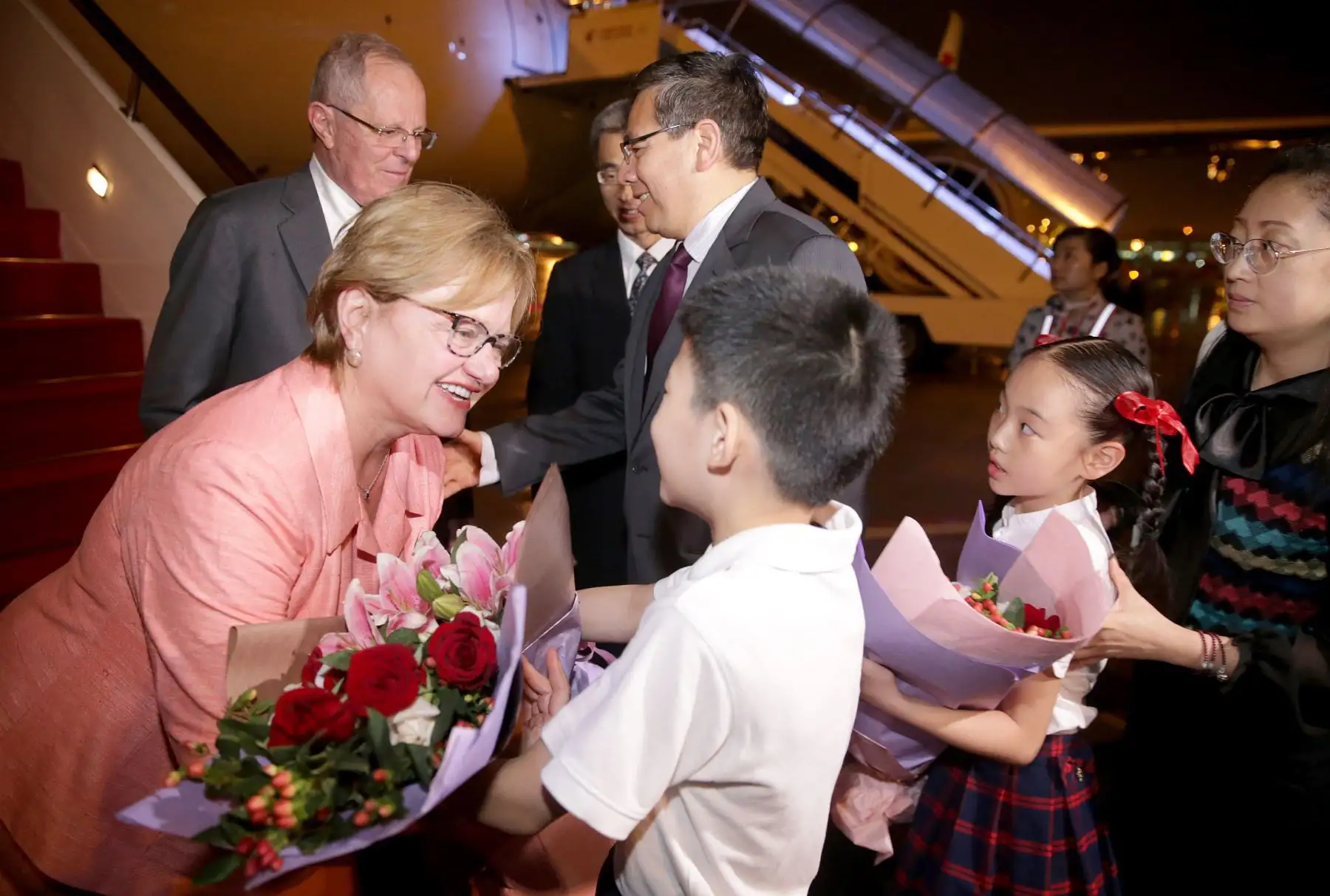 Presidente Kuczynski llegó a la ciudad de Sahangai para continuar con la Visita de Estado en China. Foto: ANDINA/ Prensa Presidencia