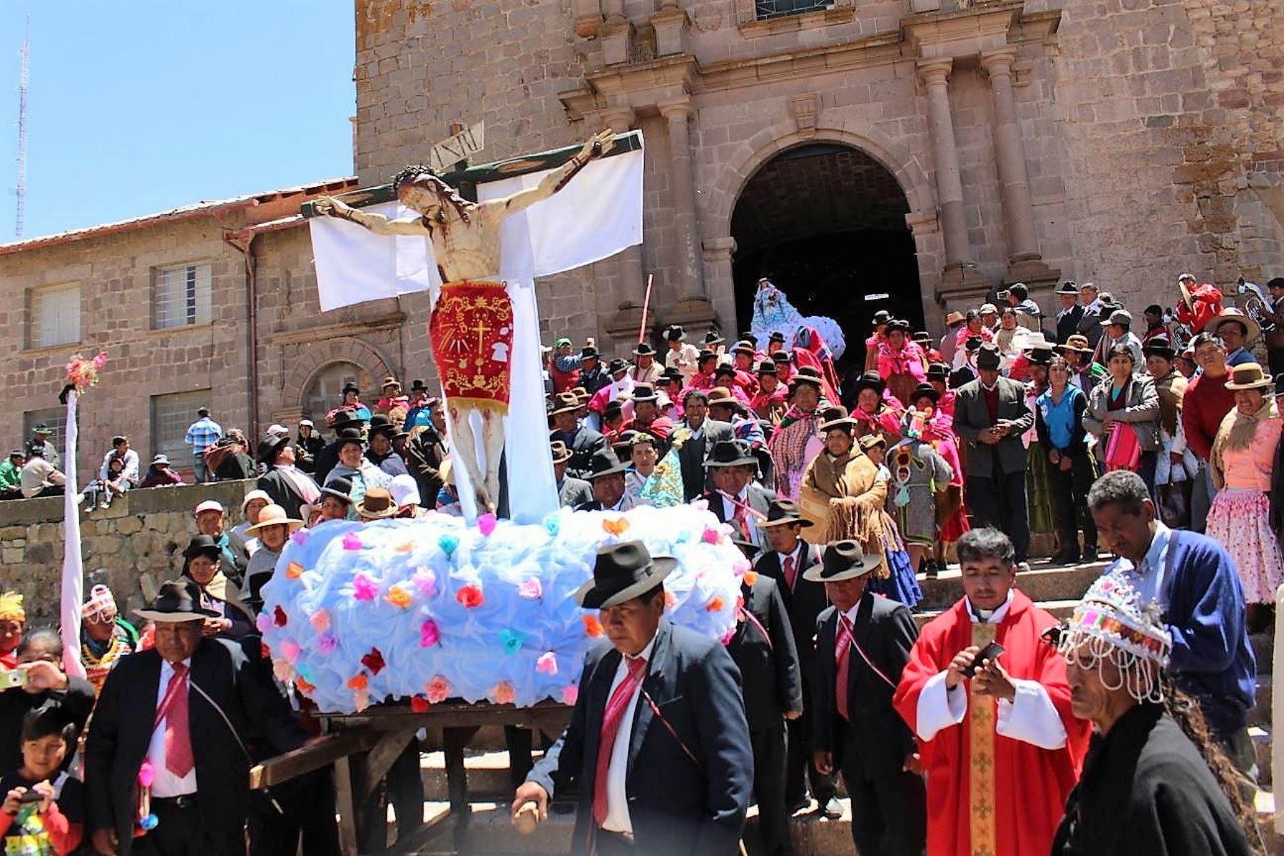 Distrito de Juli, en Puno, celebra Orko Fiesta, declarada Patrimonio Cultural de la Nación. ANDINA