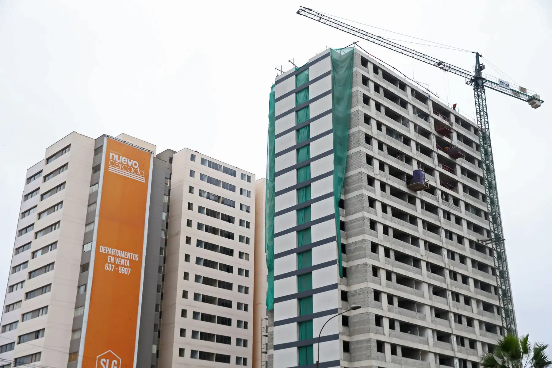Construcción de departamentos, viviendas.Foto: ANDINA/archivo.
