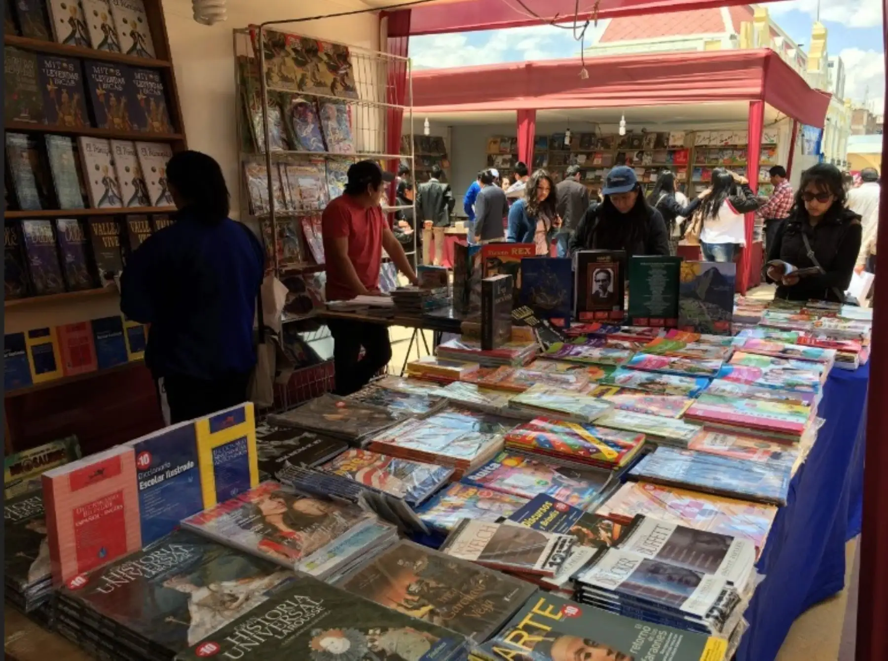 Así se prepara Huancayo para celebrar la Feria del Libro Felizh 2019. ANDINA/Difusión