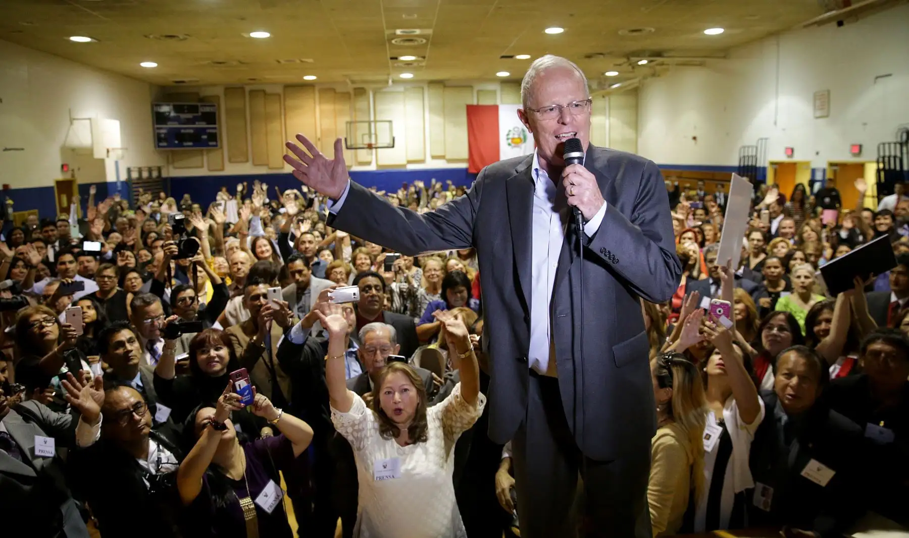 NUEVA YORK , EEUU - SEPTIEMBRE 18. Jefe de Estado Pedro Pablo Kuczynski, visitó a la comunidad peruana de Nueva York y Paterson.

Foto: PRESIDENCIA