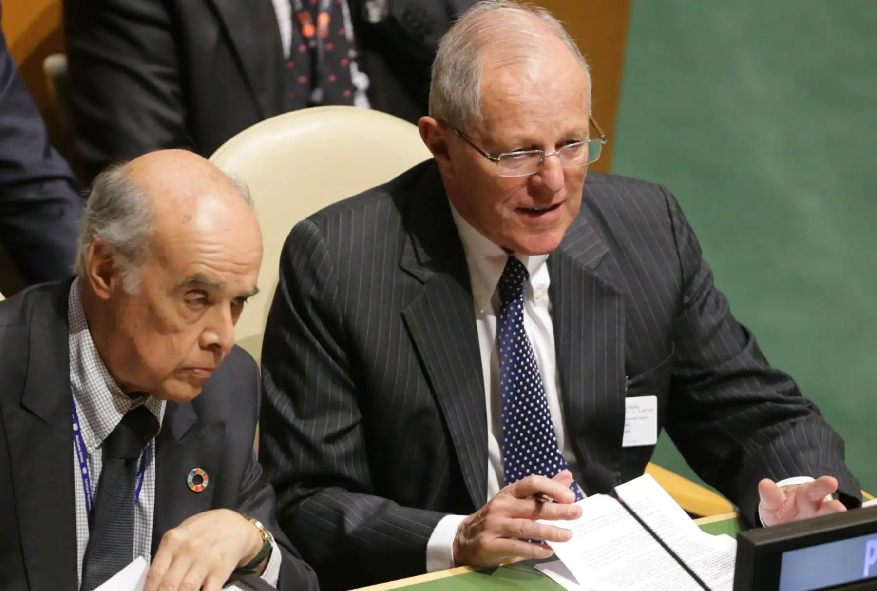 Nueva York, EEUU-SETIEMBRE 20. Presidente Pedro Pablo Kuczynski asiste a ceremonia de inauguración de la 71 Asamblea General de las Naciones Unidas en Nueva York.Foto:ANDINA/Presidencia