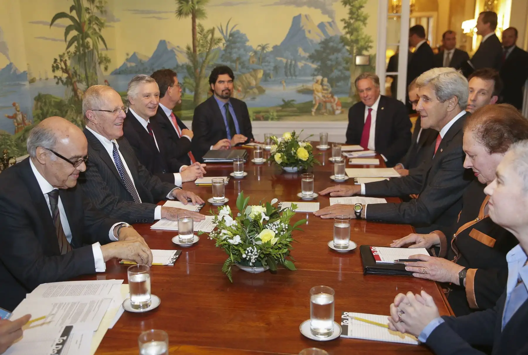 Presidente Pedro Pablo Kuczynski, se reúne con el secretario de estado John Kerry Foto: ANDINA/ Prensa Presidencia