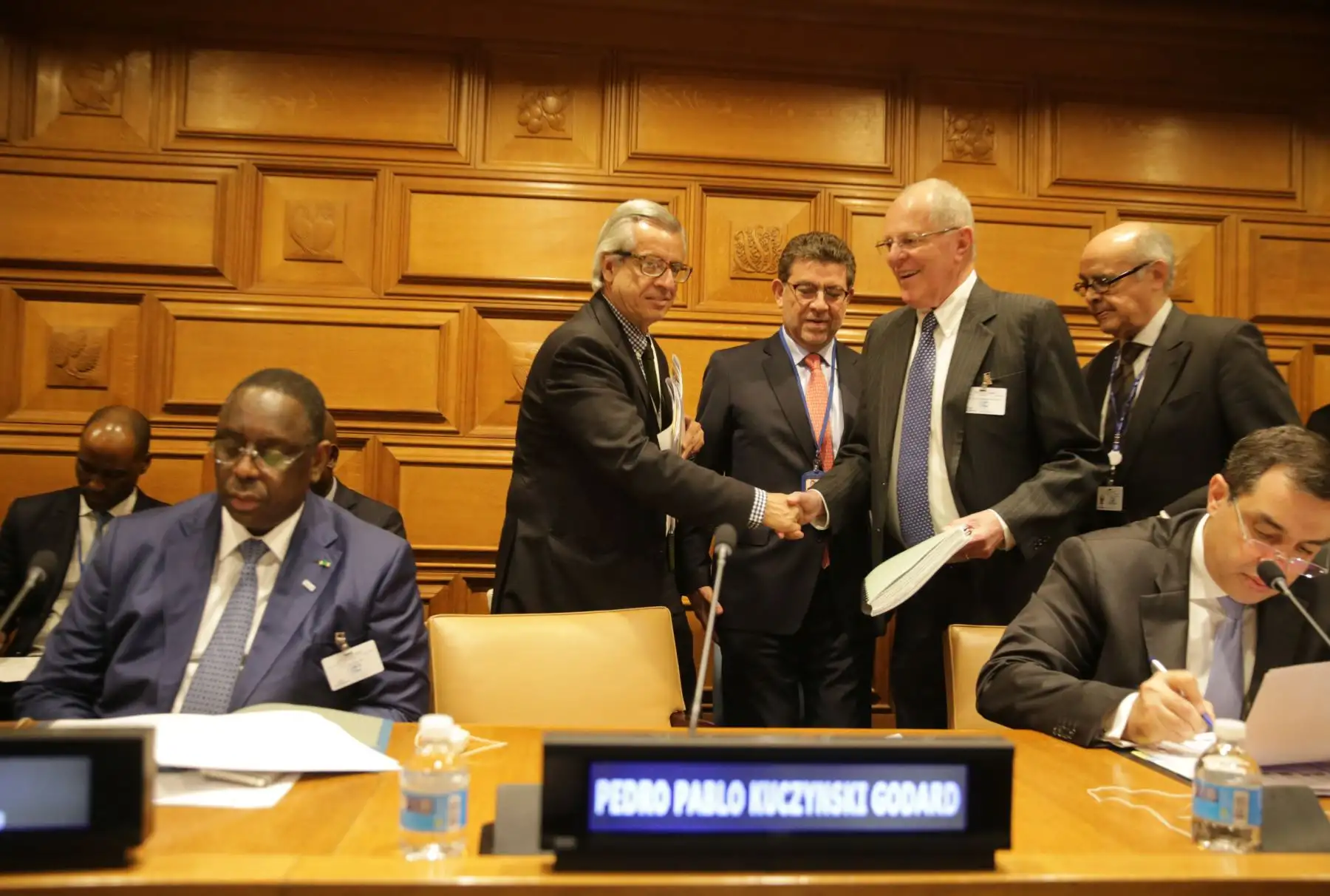 El presidente de la República, Pedro Pablo Kuczynski, fue incorporado hoy al Panel de Alto Nivel sobre el Agua, el foro mundial más importante en el tema, creado, de manera conjunta, por las Naciones Unidas y el Banco Mundial. Foto: ANDINA/ Prensa Presidencia