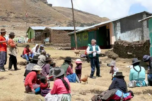 Escuela de campo del Senasa capacita en producción de papas nativas a agricultores de Huancavelica. ANDINA