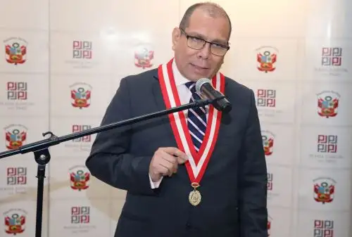 Javier Arévalo, presidente del Poder Judicial. Foto: ANDINA/difusión.