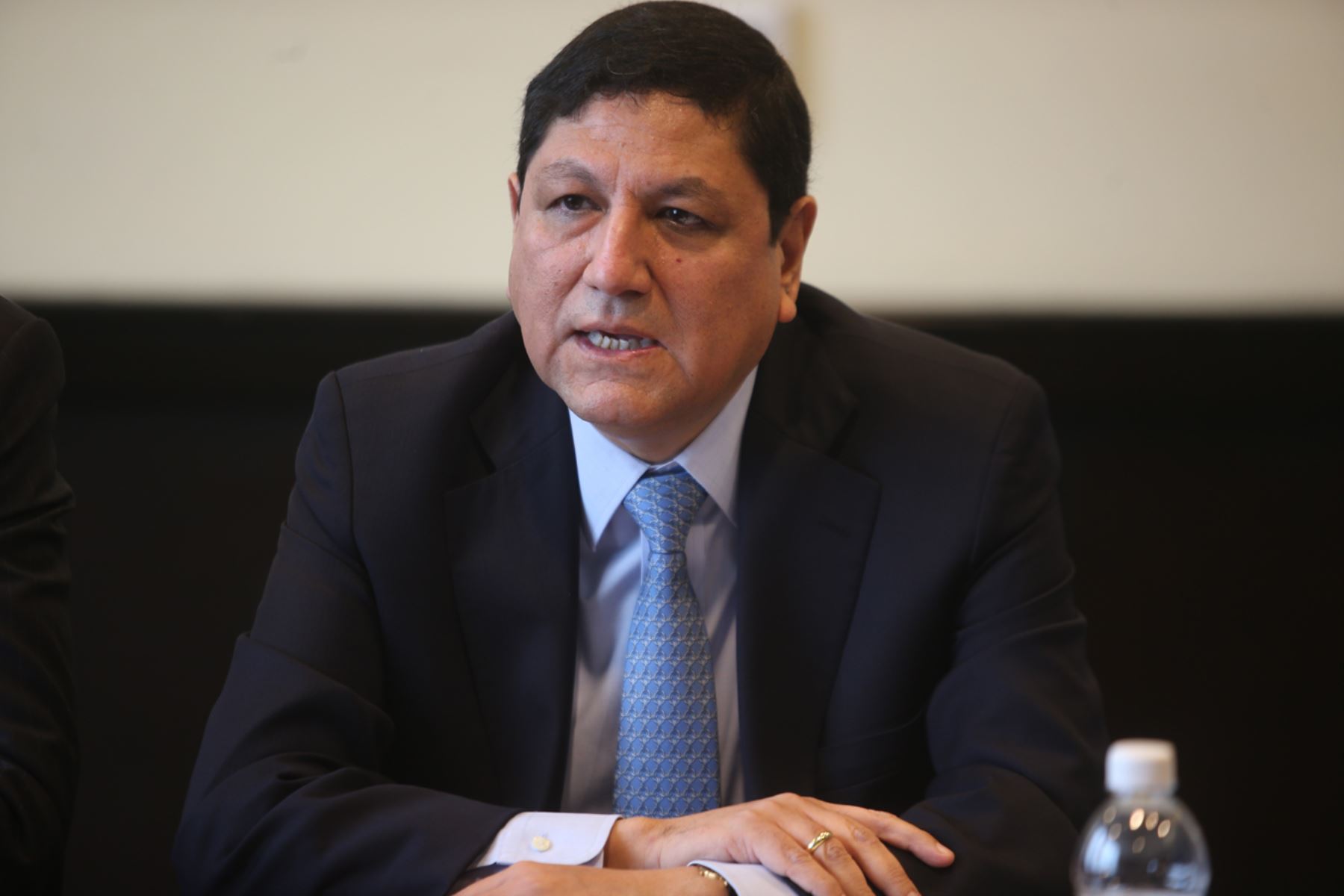Presidente de la BVL, Marco Antonio Zaldívar. ANDINA/Juan Carlos Guzmán