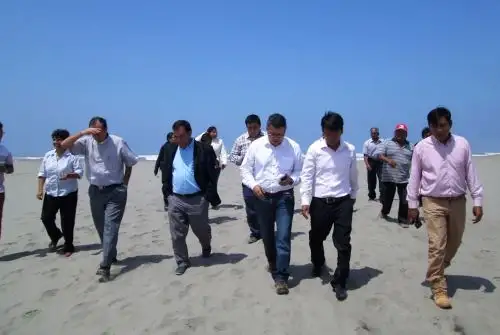 Evaluarán construcción de camino a capilla Divino Niño en Ciudad Eten, Lambayeque. ANDINA