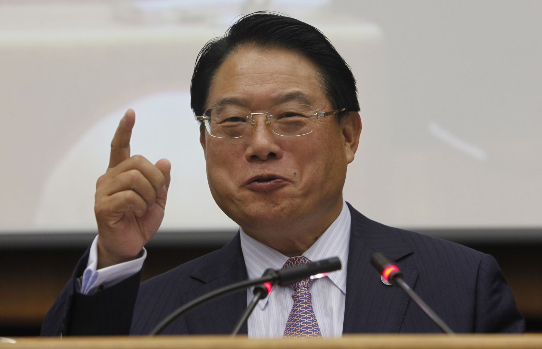 Director general de la Organización de las Naciones Unidas para el Desarrollo Industrial, Li Yong. Cortesía
