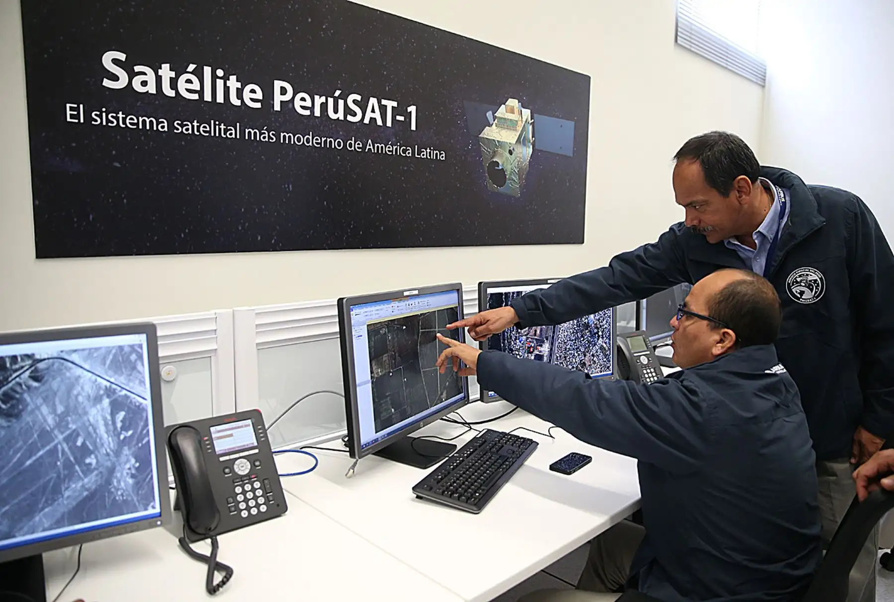 Centro Nacional de Operaciones de Imágenes Satelitales (CNOIS). Foto: ANDINA/Vidal Tarqui.