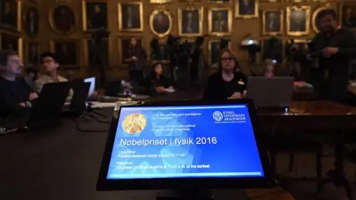 Premio Nobel de Física para tres británicos por estudios sobre la materia. Foto: AFP.