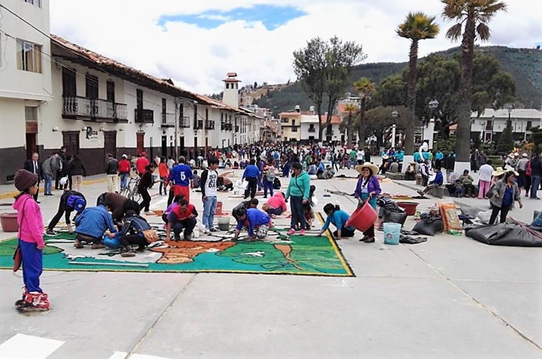 Devotos celebran festividad de San Francisco de Asís en Huamachuco, La Libertad. ANDINA