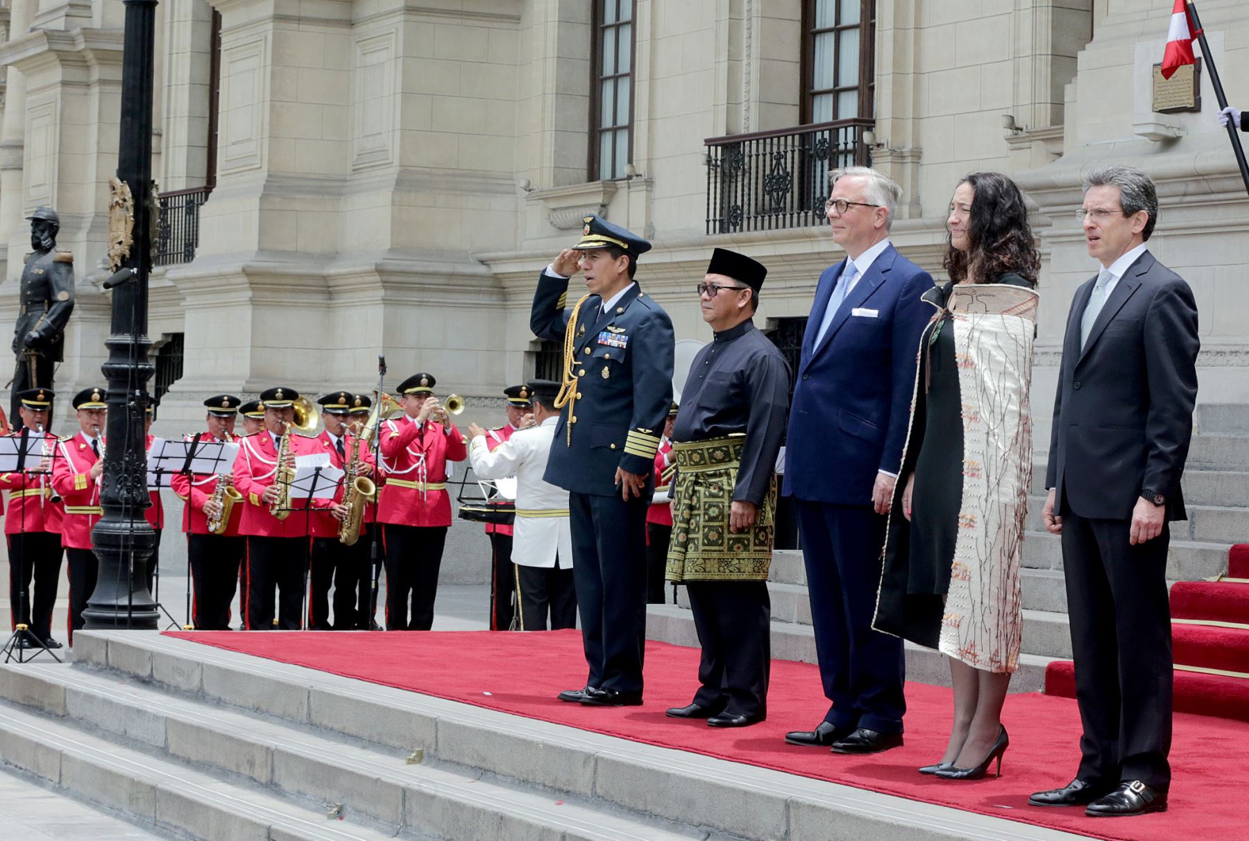 Nuevos embajadores de Islandia, Nueva Zelanda y Brunei Darussalam en el Perú presentaron sus cartas credenciales al presidente Pedro Pablo Kuczynski. Foto: ANDINA/Prensa Presidencia