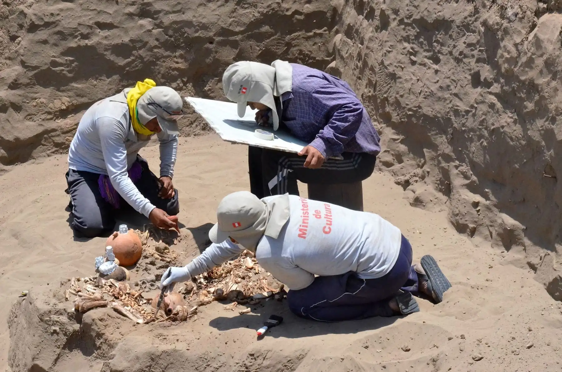 El Ministerio de Cultura, a través de la Unidad Ejecutora 005-Naylamp, invirtió más de 3 millones de soles, en un esfuerzo para conocer el proceso cultural que se desarrolló en Lambayeque, específicamente en los complejos arqueológicos de Túcume, Chotuna-Chornancap, Saltur y el Valle de Zaña./ANDINA
