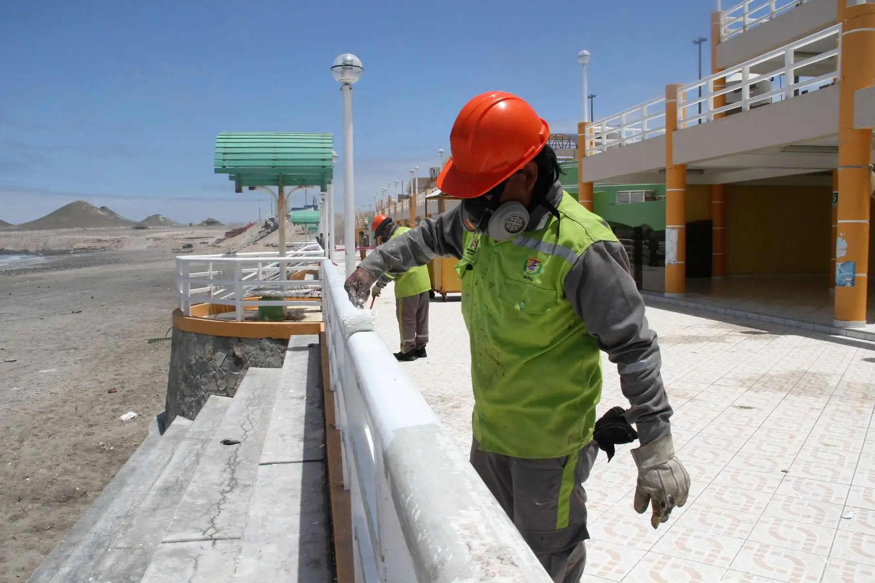 Construcción de infraestructura pública. ANDINA