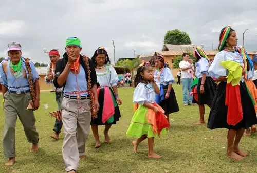 Miembros de la comunidad kichwa de San Martín. ANDINA