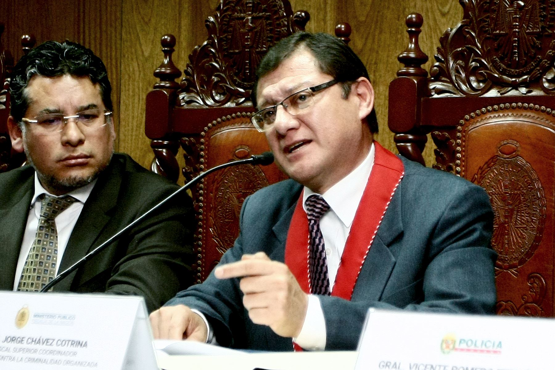 Fiscal Jorge Chávez Cotrina.