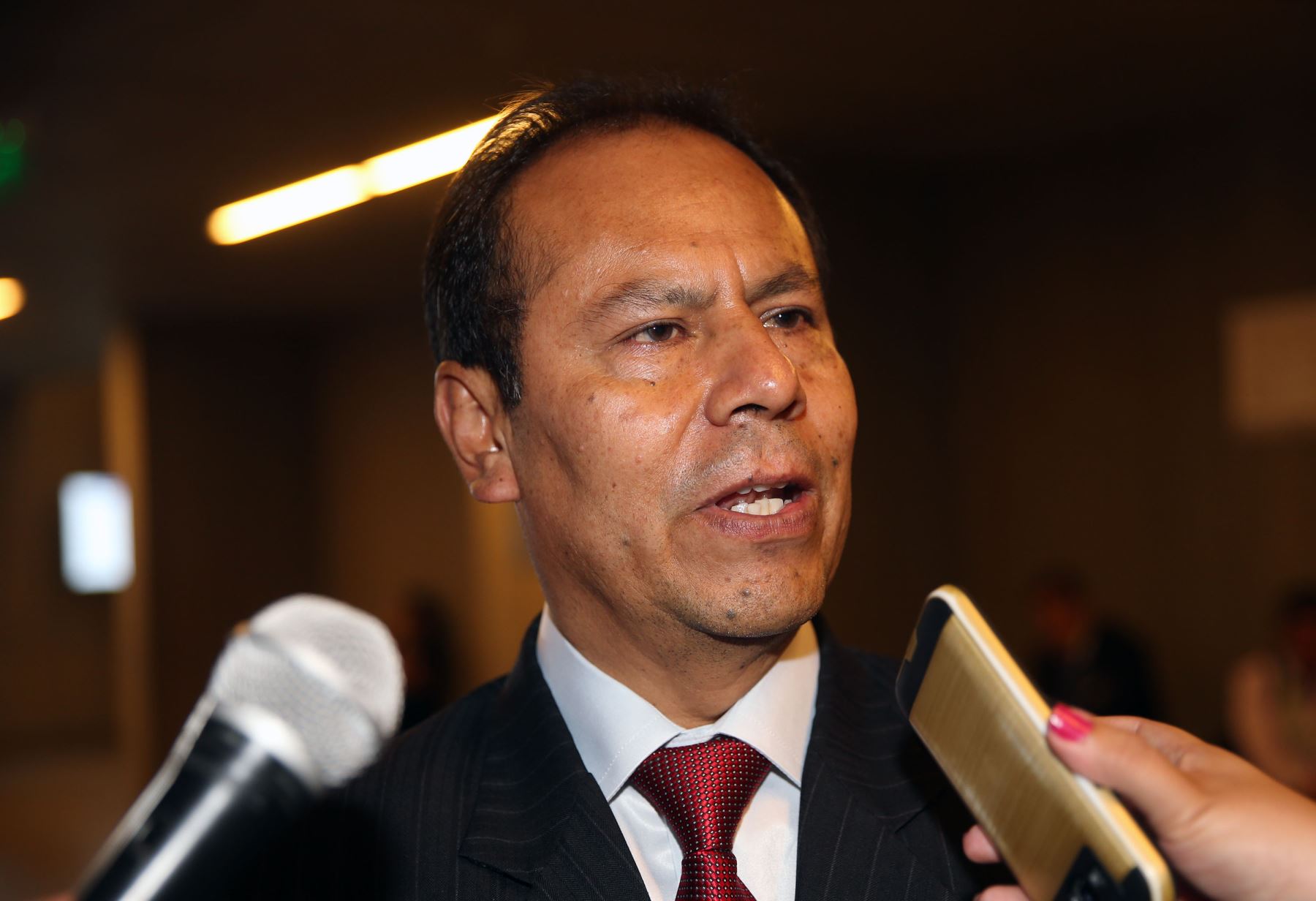 Gobernador regional de Apurímac, Wilber Venegas. ANDINA/Vidal Tarqui