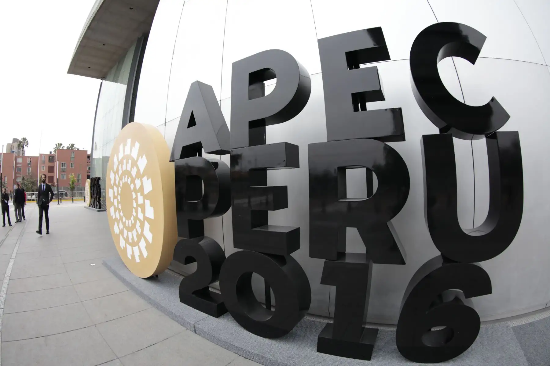 LIMA PERÚ, NOVIEMBRE 14. Medidas de seguridad del foro APEC 2016 que se inicia hoy en Lima.Foto: ANDINA/Carlos Lezama