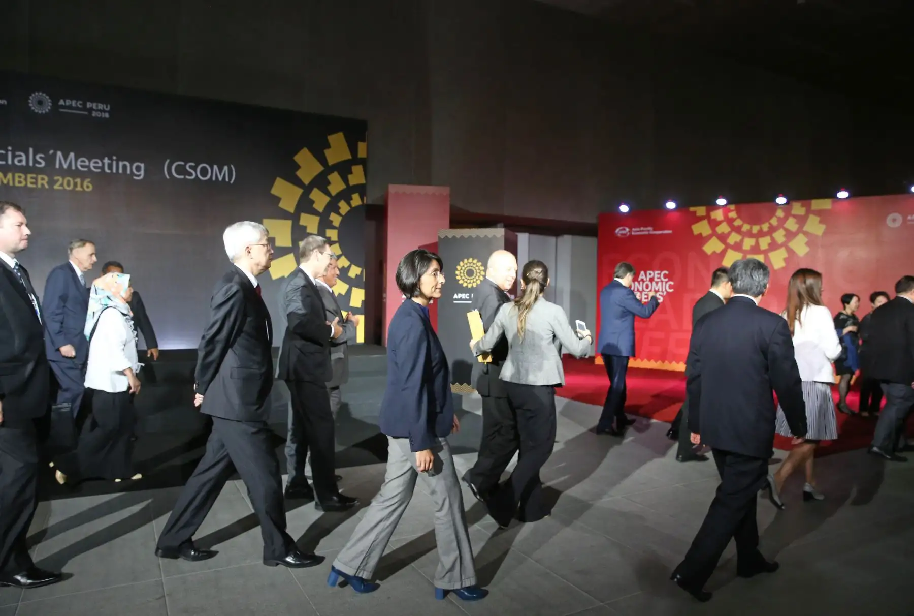 LIMA PERÚ, NOVIEMBRE 14.Fotografía Oficial de la primera reunión de altos funcionarios  APEC 2016. Foto: ANDINA/ Vidal Tarqui