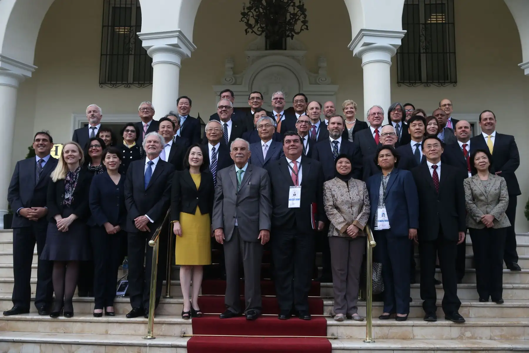 LIMA,PERÚ- NOVIEMBRE 14.Foto oficial de empresarios ABAC.Foto: ANDINA/archivo.