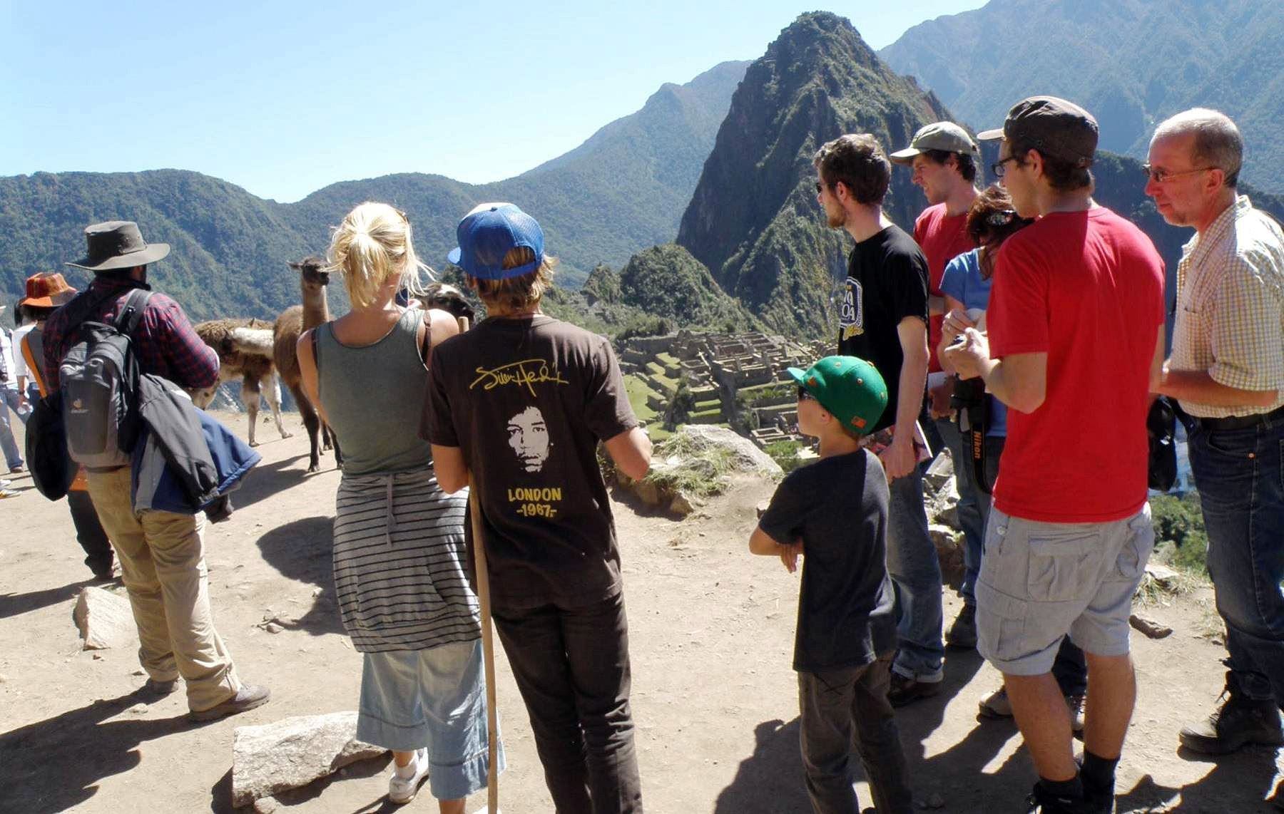 Turistas en Machu Picchu. ANDINA/Difusión