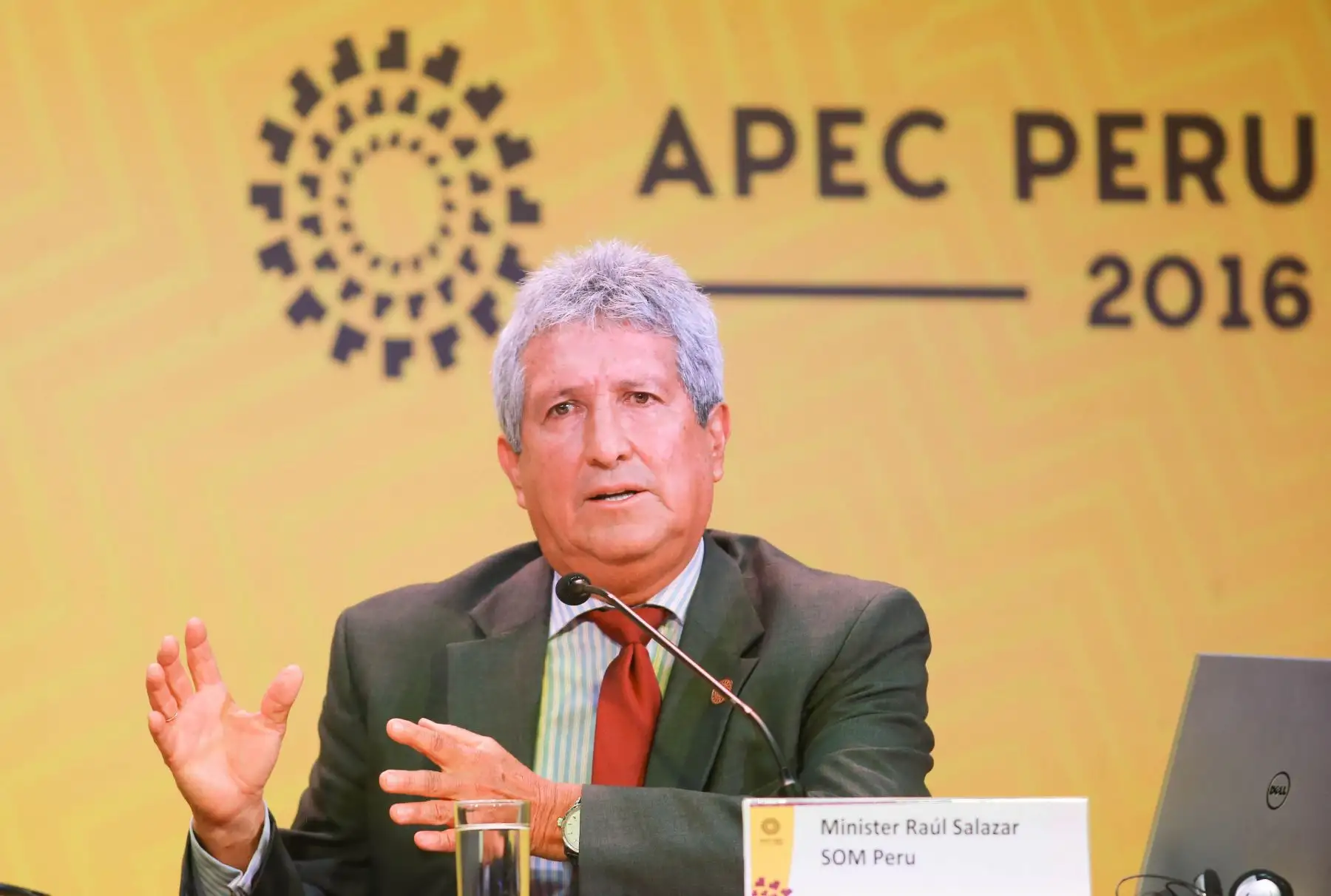 Altos funcionarios del Perú ante APEC exponen avances del trabajo realizado por las 21 economías de la región en el marco del Foro de Cooperación Económica Asia Pacífico - APEC 2016. Foto: ANDINA/ Jhony Laurente