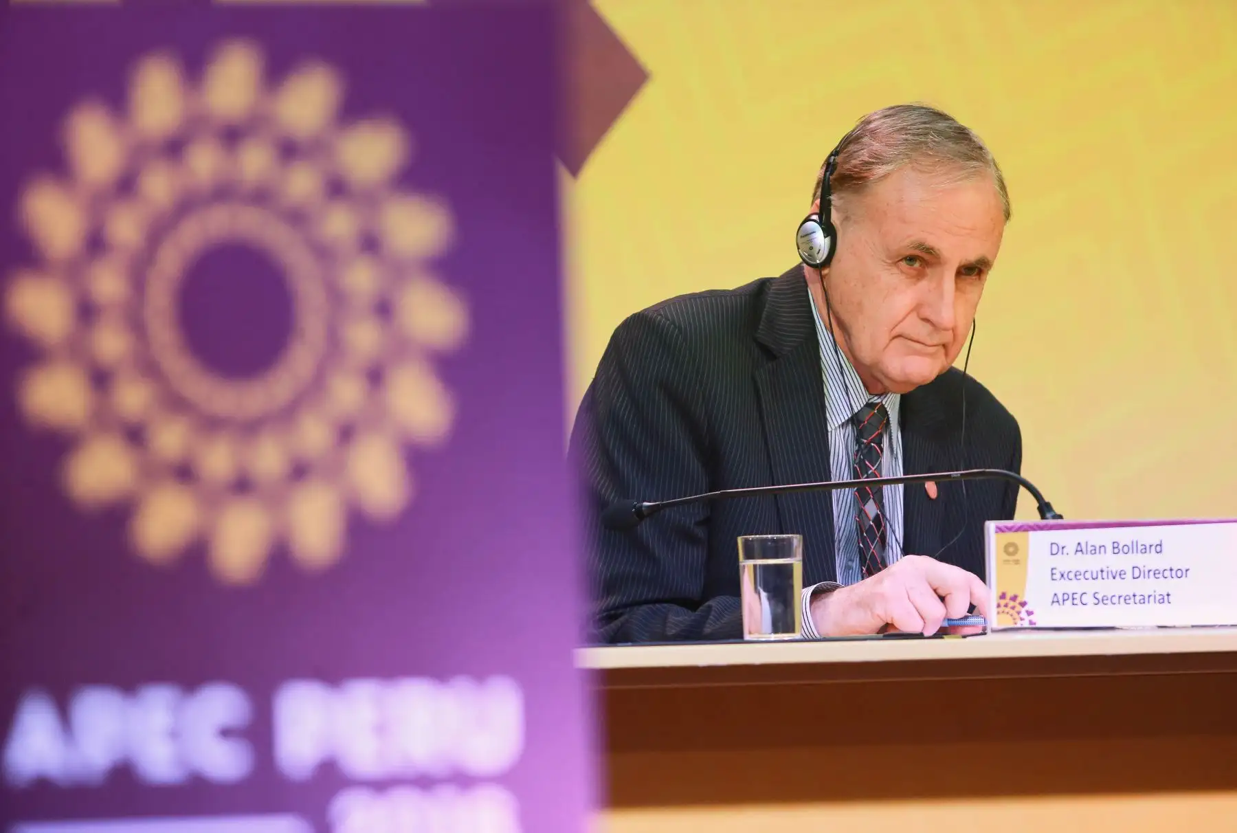Altos funcionarios del Perú ante APEC exponen avances del trabajo realizado por las 21 economías de la región en el marco del Foro de Cooperación Económica Asia Pacífico - APEC 2016. Foto: ANDINA/ Jhony Laurente