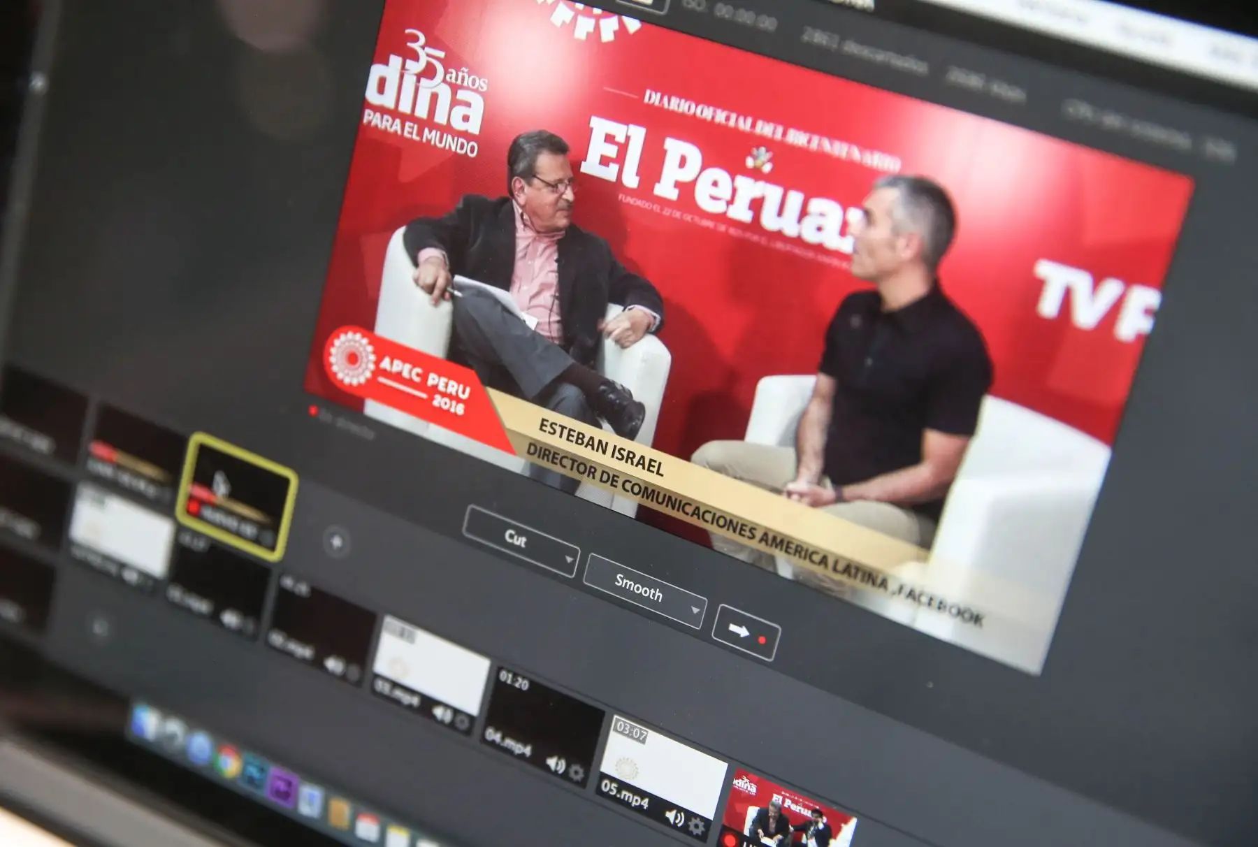Entrevista a Esteban Israel, Director de comunicaciones para Latinoamérica de Facebook.Foto: ANDINA/ Vidal Tarqui